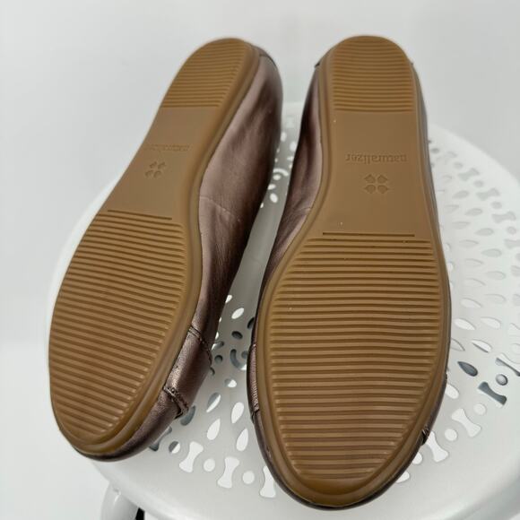 Naturalizer Bayberry ballet flats shoes rose gold leather buckle slip on size 7 - Picture 9 of 9